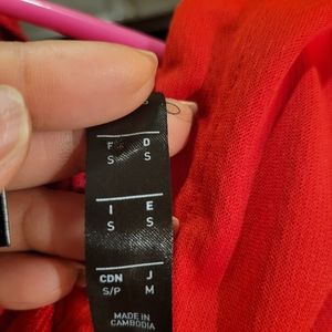 MENS small Adidas red hoodie